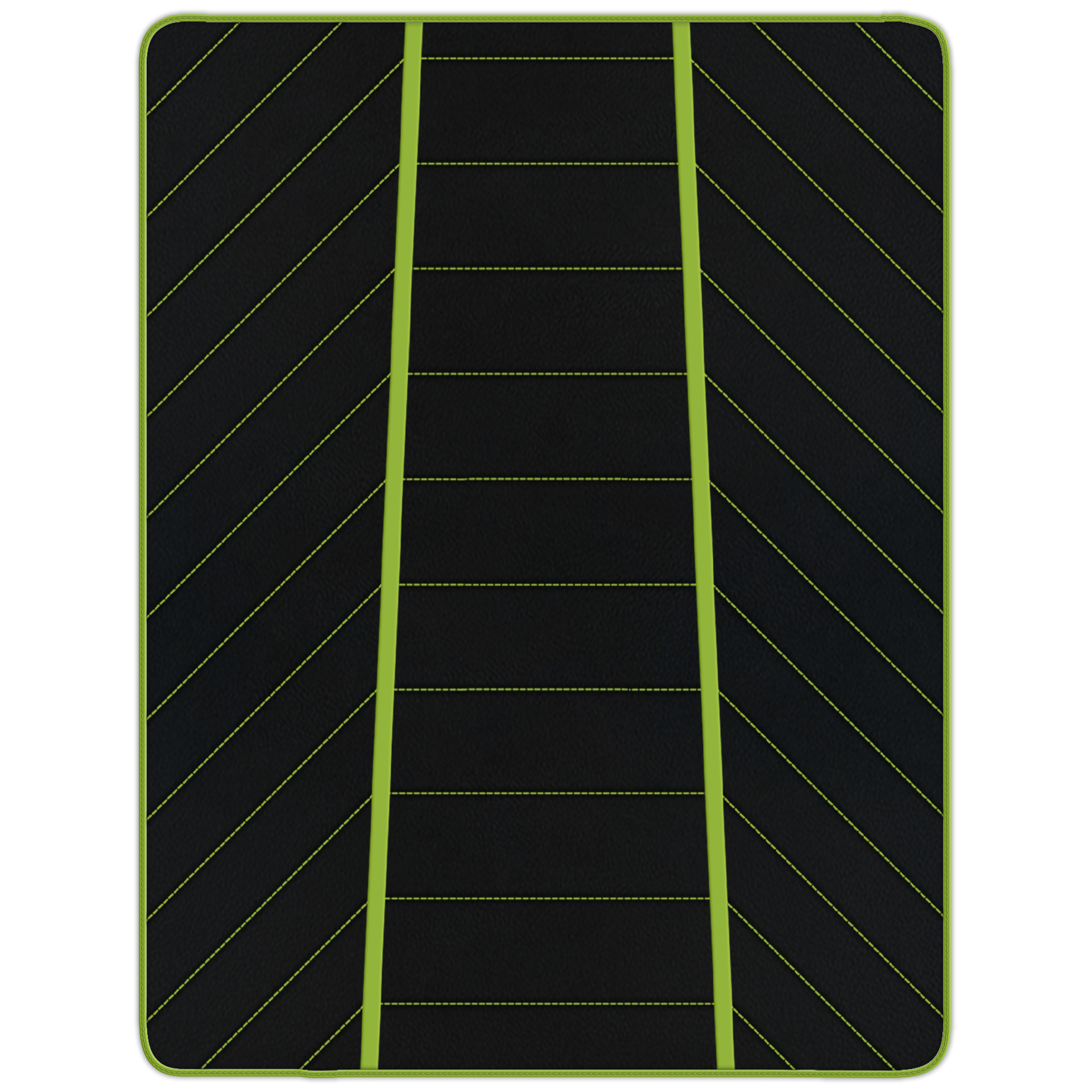 Premium Black Leather Floor Mats for Ferrari California | Full Set