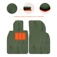 Premium Sheepskin Floor Mats for Porsche Cayenne (2018-2023)
