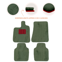 Premium Luxury Sheepskin Floor Mats for Ferrari Roma (2021-2024)