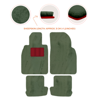Premium Quality Sheepskin Floor Mats for Porsche 924 (1976-1988)