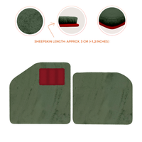 Sheepskin Floor Mats for Aston Martin Vulcan (2015-2016) Track Car - Luxury