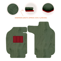 Luxury Sheepskin Floor Mats for Porsche 911 - 992 (2019-2026)