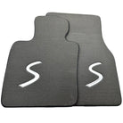 Grey Floor Mats for Mini Cabrio R52 Convertible (2004-2009) - AutoWin