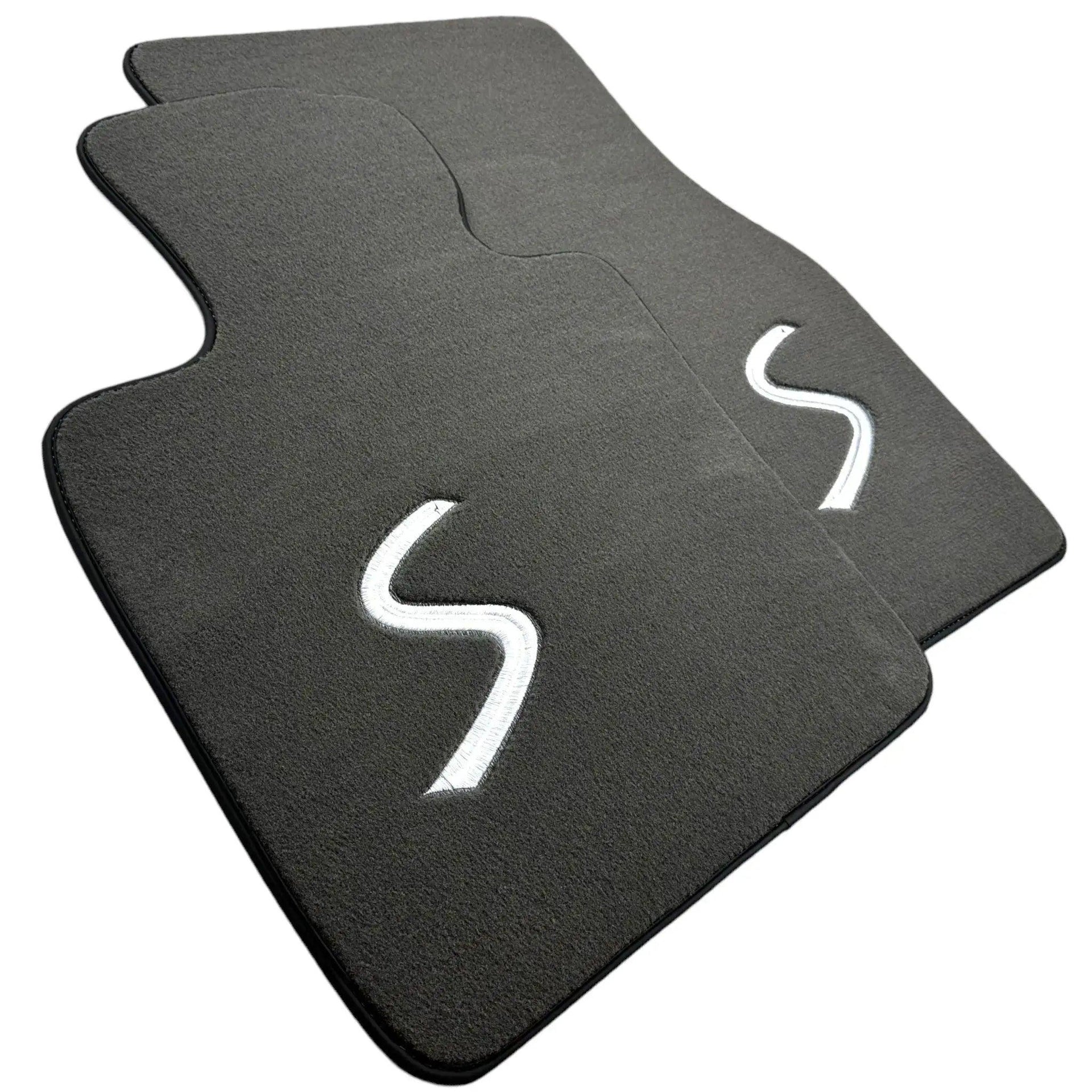 Grey Floor Mats for Mini Cabrio R52 Convertible (2004-2009) - AutoWin