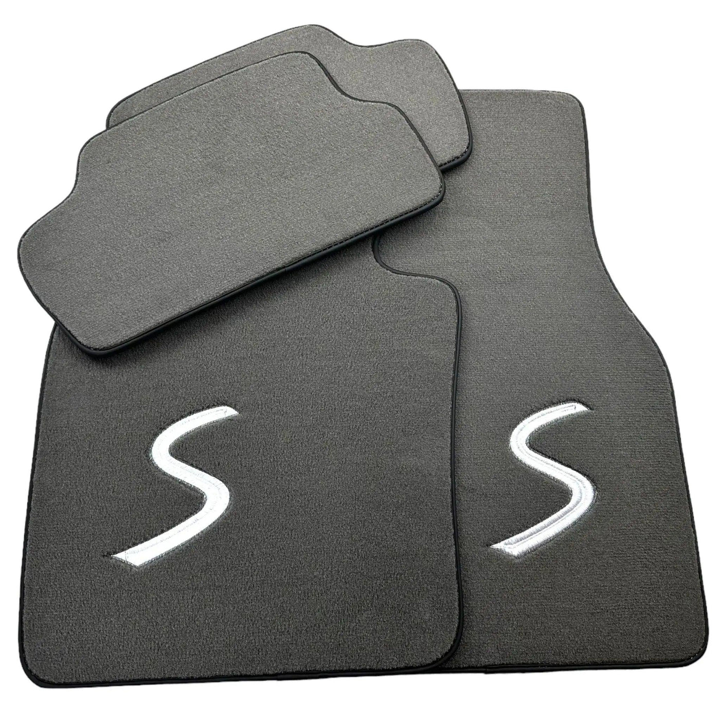 Grey Floor Mats for Mini Cabrio R52 Convertible (2004-2009) - AutoWin