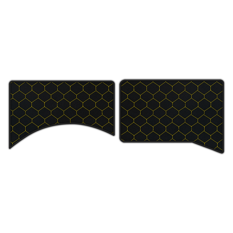 Customizable Leather Floor Mats with Hex Pattern for Ferrari Daytona SP3 (2022–2025)