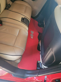 Floor Mats For Hummer H3 2005-2010 Tailored Red Color Carpets
