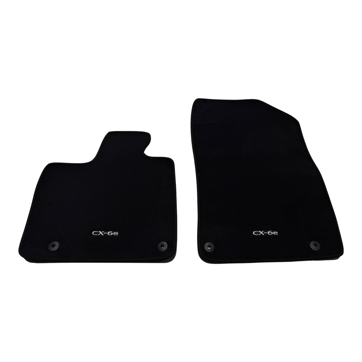 Black Luxury Carpet Car Mats for Mazda CX-6e (2026)