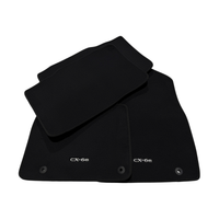 Black Luxury Carpet Car Mats for Mazda CX-6e (2026)