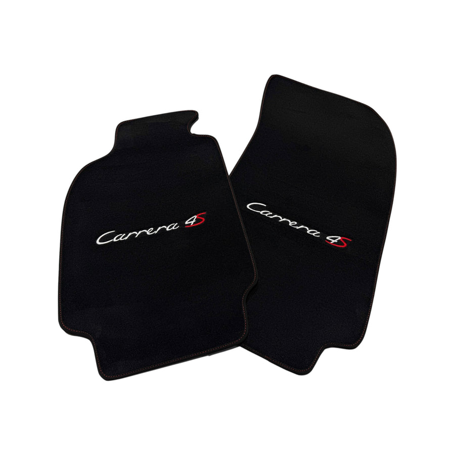 Alfombrillas de moqueta negras para Porsche Carrera 4S (1995-2026)