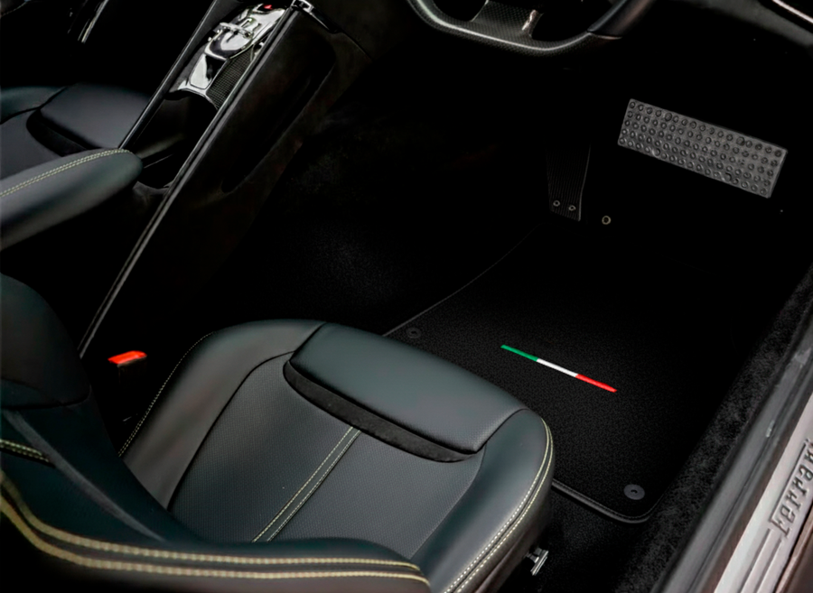 Alfombrillas de coche negras para Ferrari GTC4 Lusso