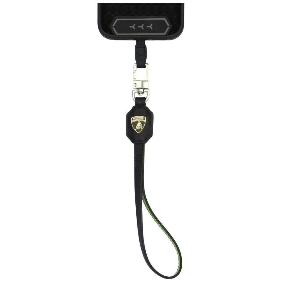 Lamborghini D1 Universal Leather Phone Hand Strap - Dark Blue