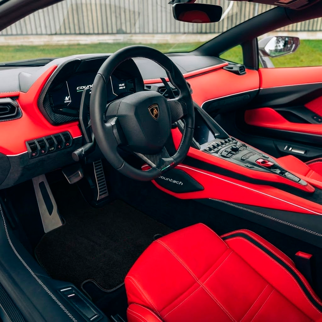 Customizable Floor Mats for Lamborghini Countach Autowin Brand