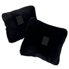 Customizable Black Sheepskin Pillows Design Set of 2 for Rolls-Royce Vehicles