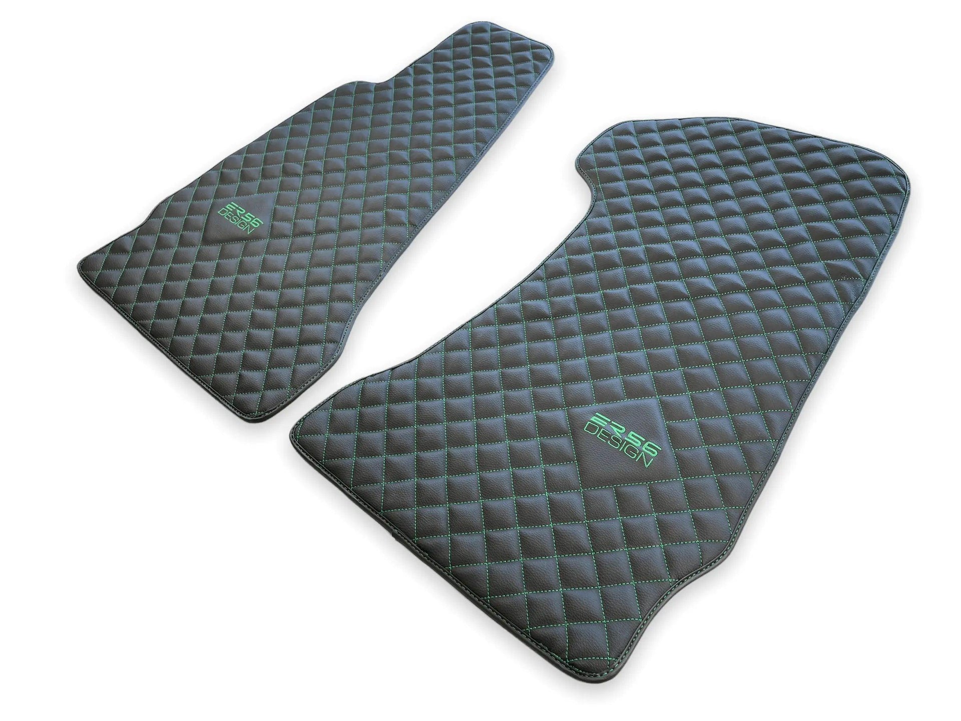 Leather Floor Mats For Aston Martin DB11 (2016–2023) ER56 Design - AutoWin