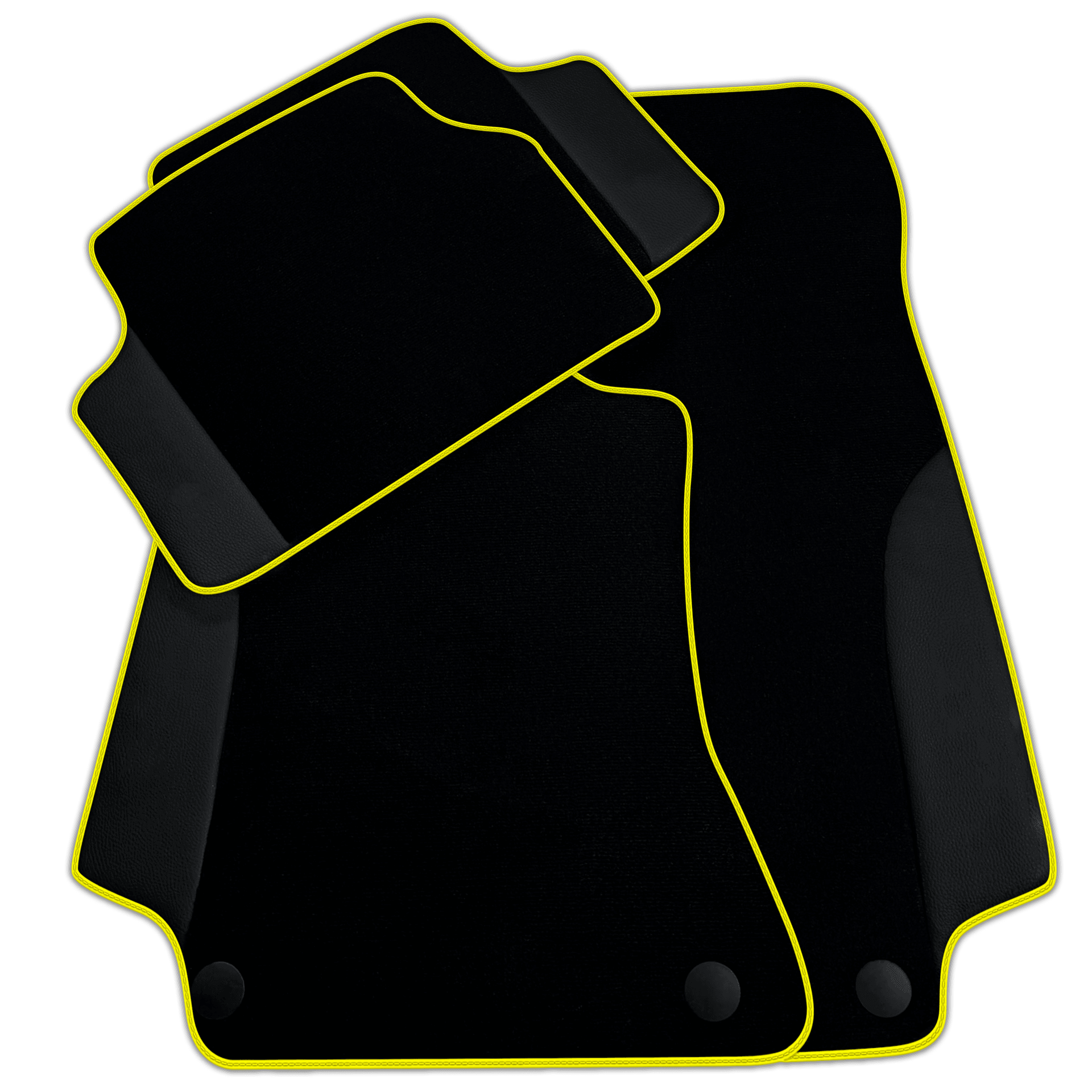 Customizable Black Floor Mats For Mercedes Benz C-Class W206 Sedan (2021-2023) Hybrid | Various Trim Colors