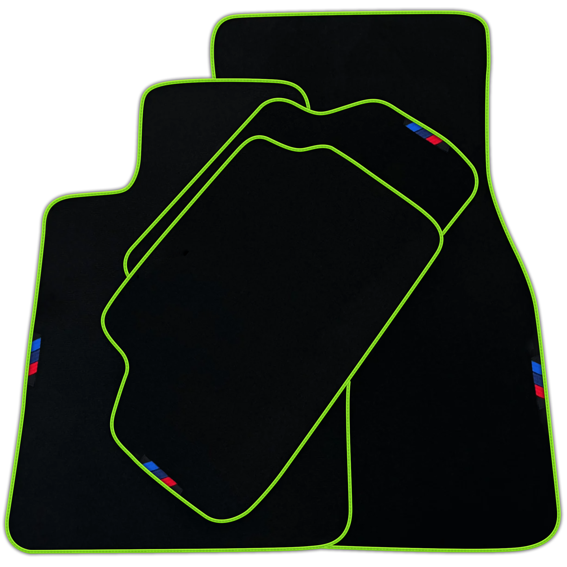 Black Mats For BMW M3 E36 | Blue Trim | Various Trim Colors