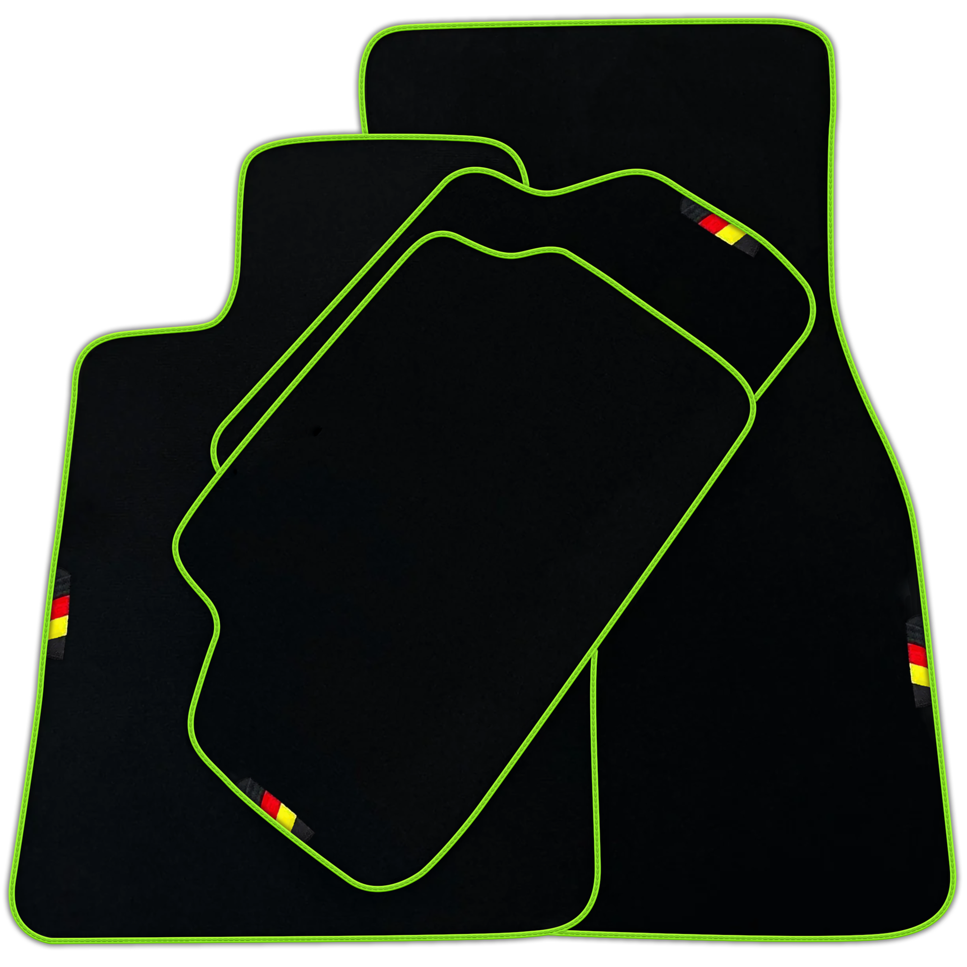 Black Floor Mats For BMW 3 Series G20 Germany Edition | Various Trim Colors