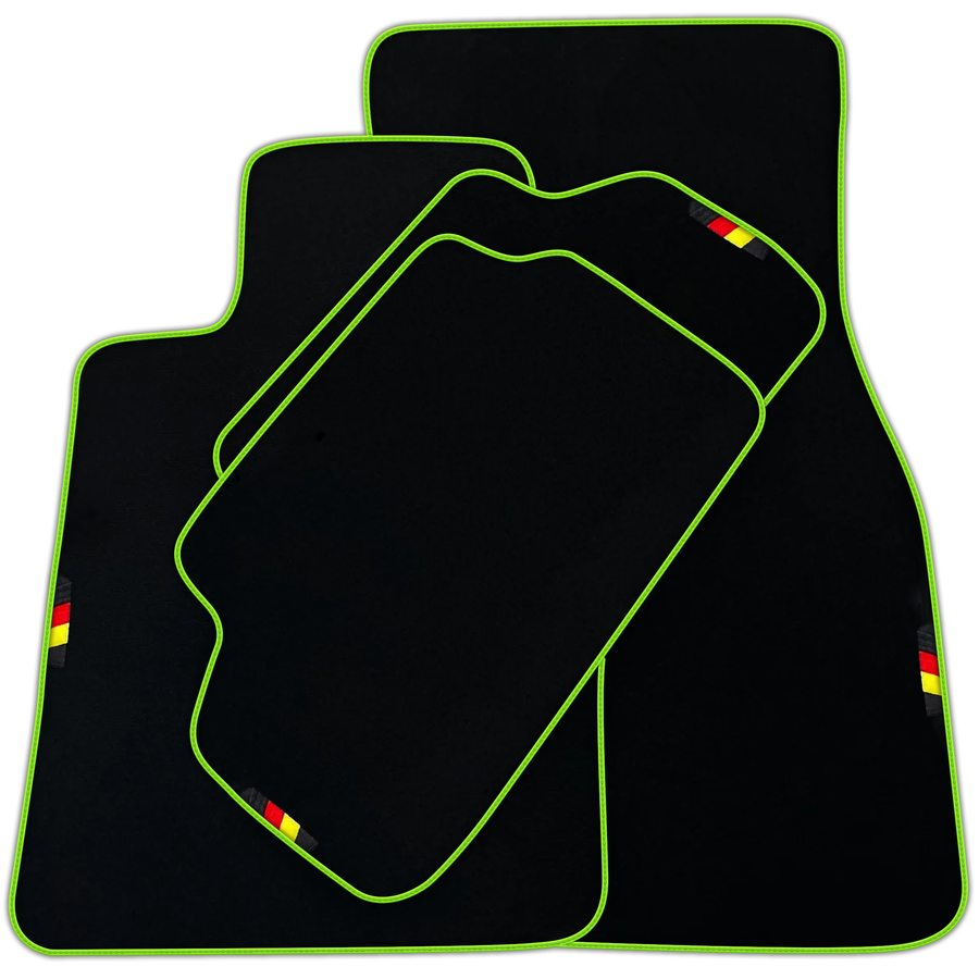 Black Mats For BMW Gran Tourer F46 (2015-2022) 7 Seats Germany Edition | Various Trim Colors