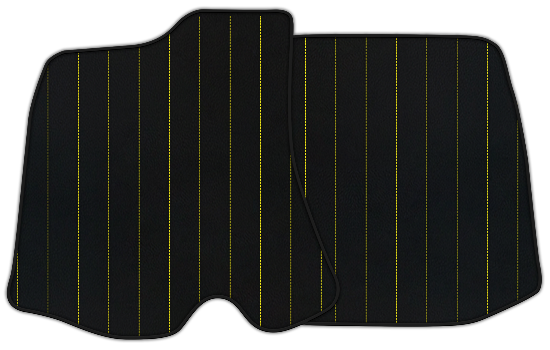 Customizable Leather Floor Mats with Line's Pattern for Ferrari Roma (2021–2024)