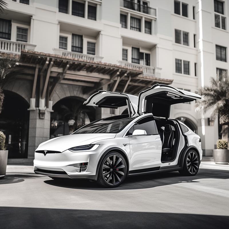 سجادات أرضية ممتازة لسيارة Tesla Model X مع 6 مقاعد
