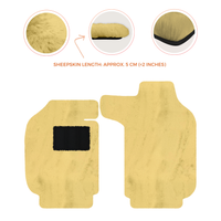 Tapis de voiture en peau de mouton pour Porsche 911 SC (1978-1984) - Longueur de peau de mouton, Options de couleur variées