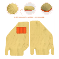 Premium Sheepskin Floor Mats for Ferrari Purosangue (2023-2024)