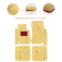 Premium Luxurious Sheepskin Floor Mats for Bentley Arnage (1998-2009)