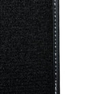 Black Floor Mats for Mini Cooper / One F55 5-doors (2015-2023) with Leather - AutoWin