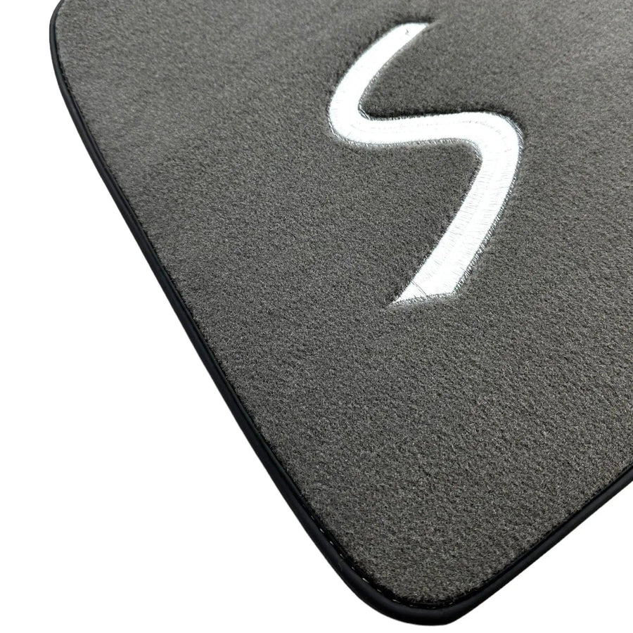 Grey Floor Mats for Mini Cooper / One F56 3-Doors (2014-2023) - AutoWin