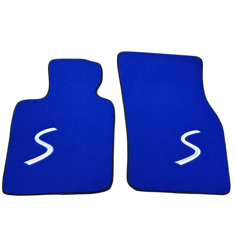 Blue Floor Mats for Mini Cooper / One F56 3-Doors (2014-2023) - AutoWin