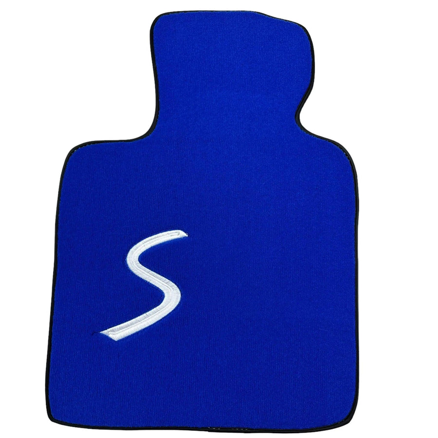 Blue Floor Mats for Mini Cooper / One F56 3-Doors (2014-2023) - AutoWin