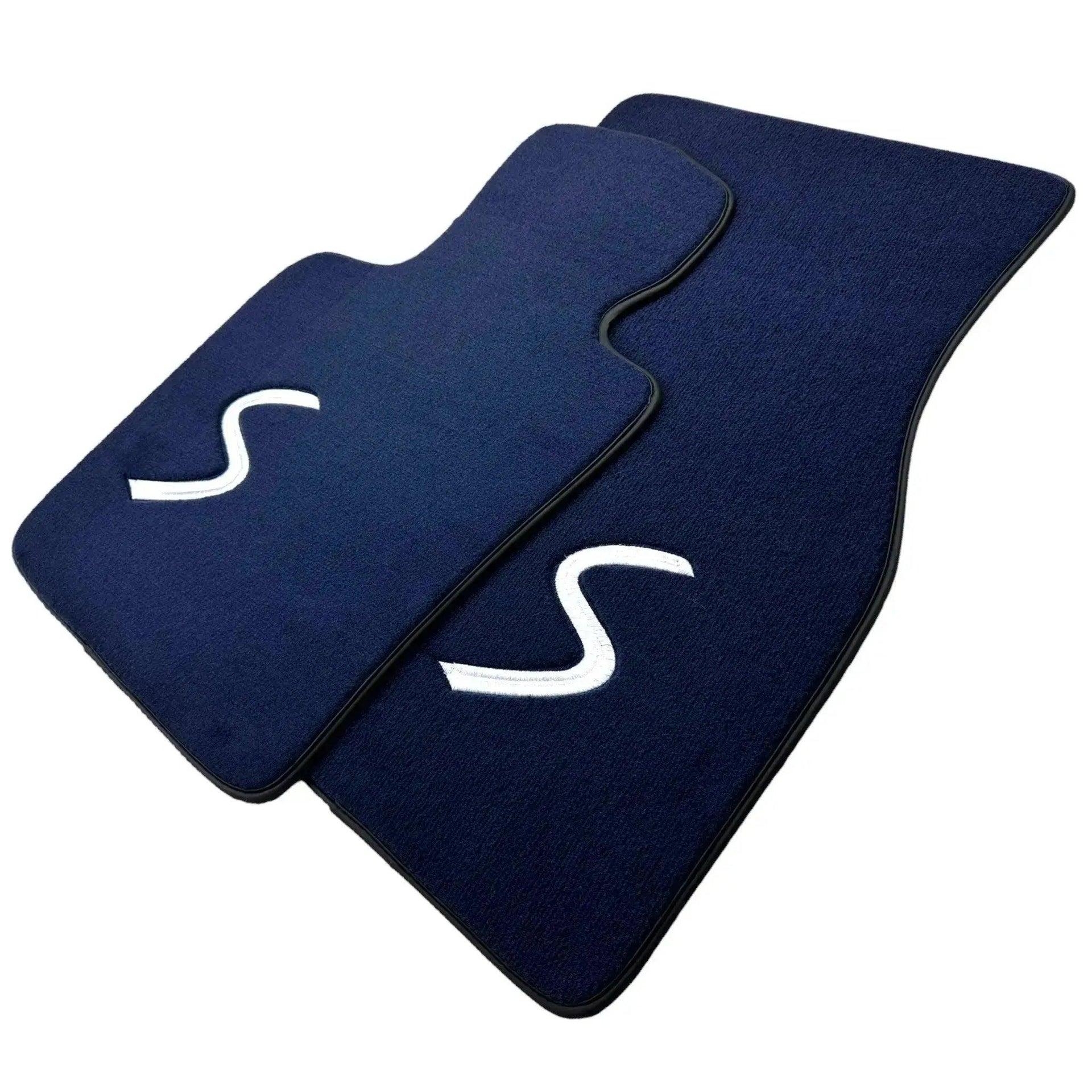 Dark Blue Floor Mats for Mini Cooper / One R56 (2007-2014) - AutoWin