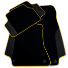 Customizable Black Floor Mats For Mercedes Benz C-Class W206 Sedan (2021-2023) Hybrid | Various Trim Colors