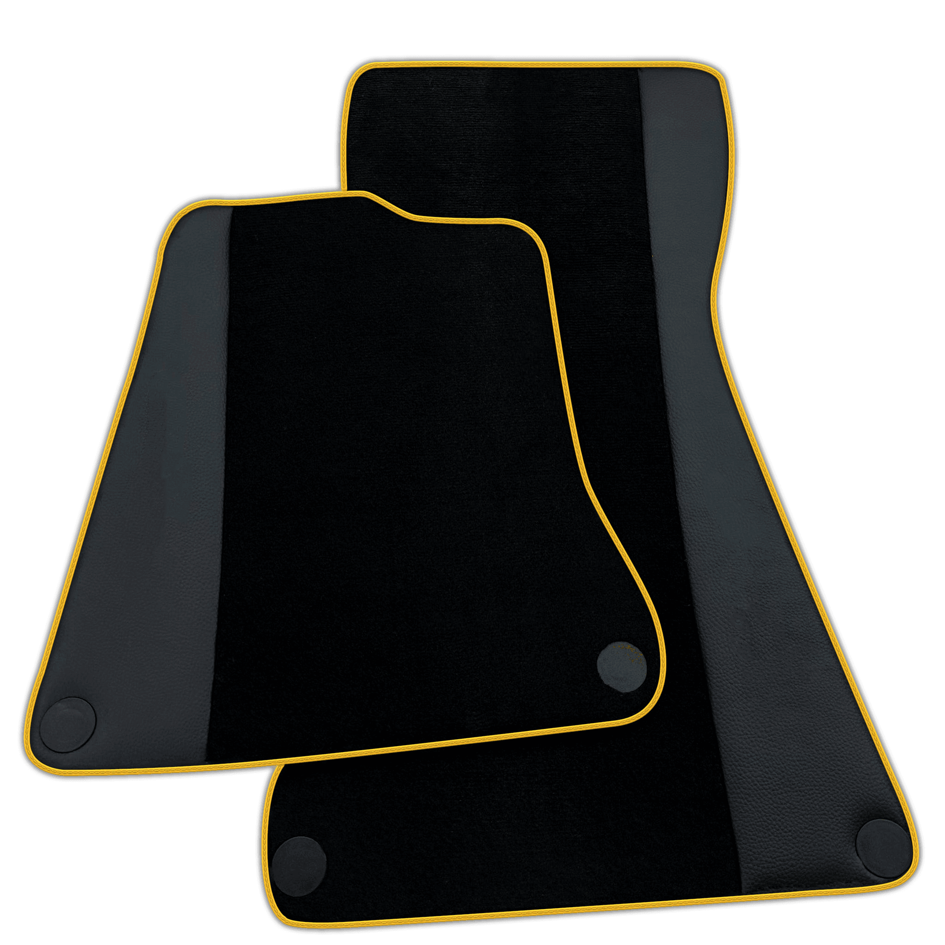 Black Floor Mats for McLaren 570S (2015-2021) with Leather