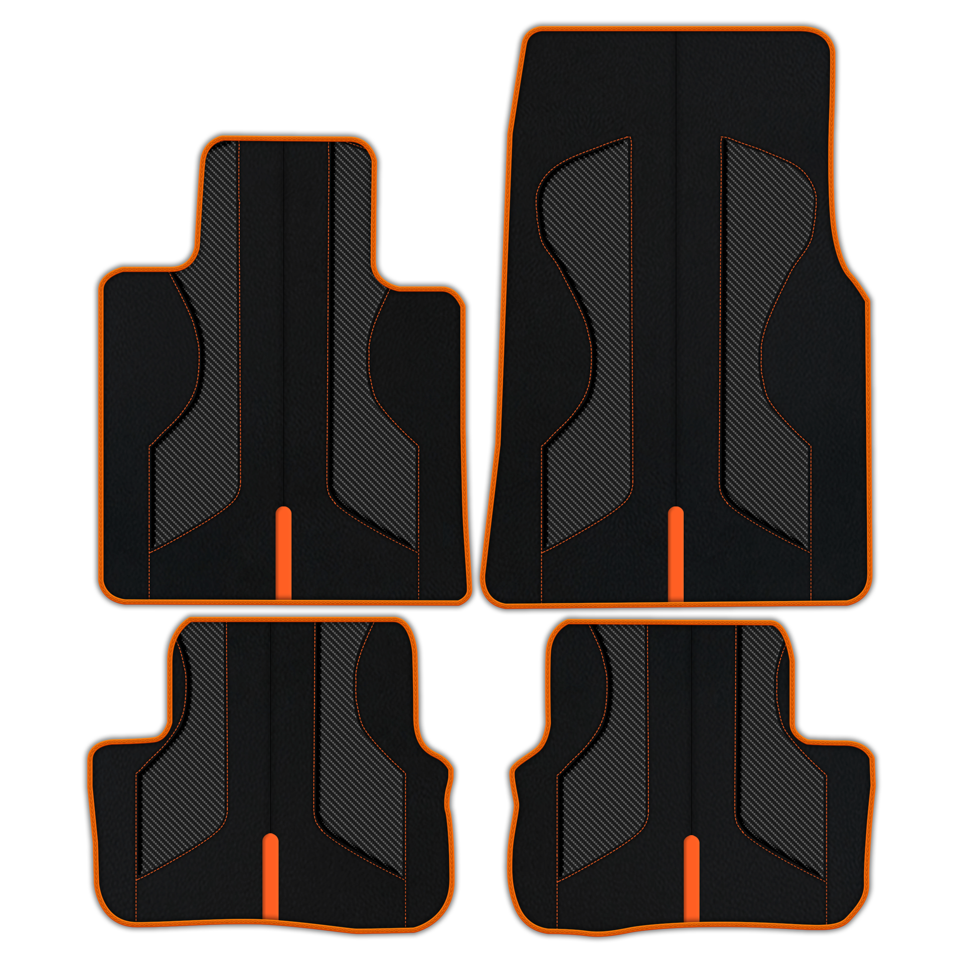 Customizable Leather Floor Mats for Rolls Royce Cullinan 2018-2025