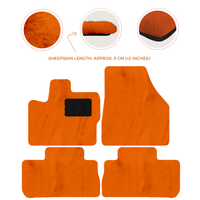 Premium Sheepskin Floor Mats for 2003-2007 Land Rover Freelander