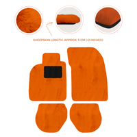 Sheepskin Floor Mats for Porsche 911-993 (1993-1998) - Sheepskin Length, Various Color Options