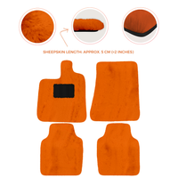 Premium Luxury Sheepskin Floor Mats for Ferrari Roma (2021-2024)