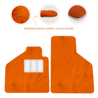 Premium Sheepskin Floor Mats for Lamborghini Aventador (2012-2022)
