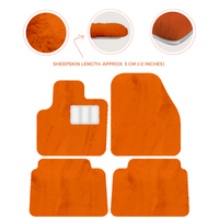 Luxury Sheepskin Floor Mats for Land Rover Discovery Sport (2015-2019)