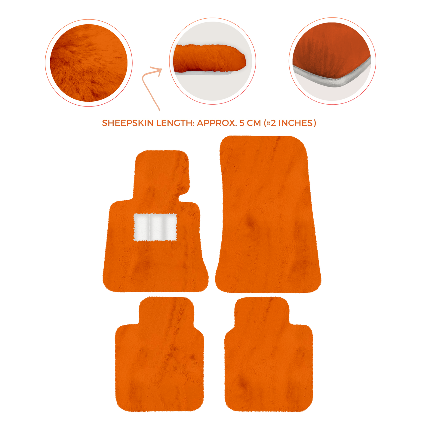 Luxury Sheepskin Floor Mats for Rolls-Royce Ghost Series I (2010-2014)