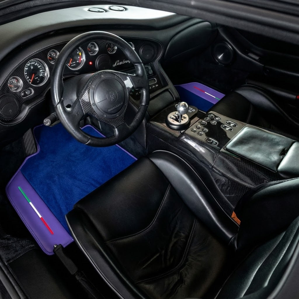 Interior look of floor mats for Lamborghini Diablo (1990-2001)