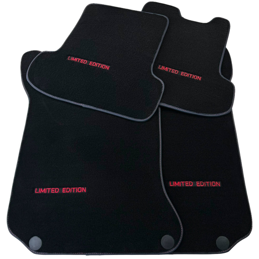 Black Floor Mats For Mercedes Benz A-Class W177 Hybrid (2019-2023) | Limited Edition