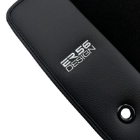 ER56 Design Black Floor Mats for Chrysler 200 (2011-2014) with Leather