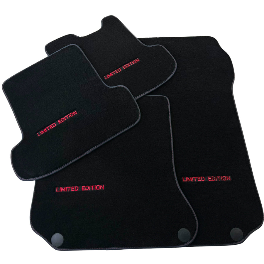 Black Floor Mats For Mercedes Benz A-Class W169 (2004-2012) | Limited Edition