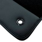 Black Floor Mats for Chevrolet TrailBlazer KC (2002-2009) with Leather | AutoWin