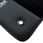 ER56 Design Black Floor Mats for Chrysler Crossfire (2004-2008) with Leather