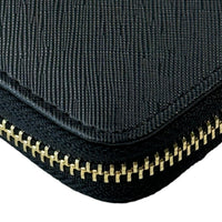 Black Leather AutoWin Document Holder with Golden Logo - AutoWin