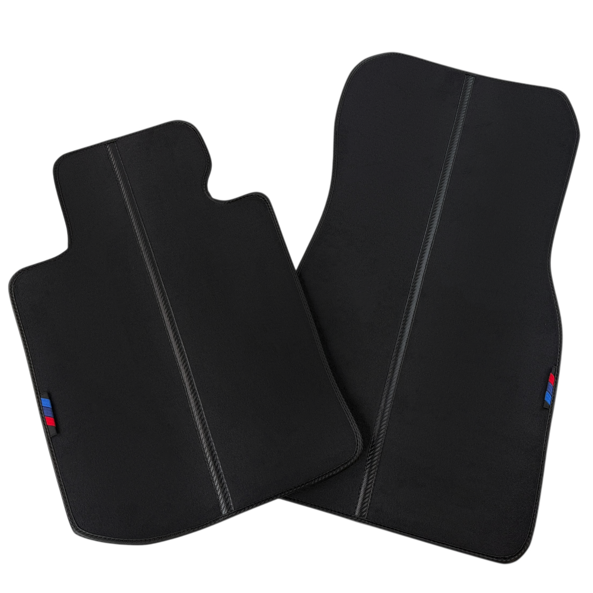 Customizable Carbon Fiber Detailing Black Floor Mats for BMW iX (2022-2024)